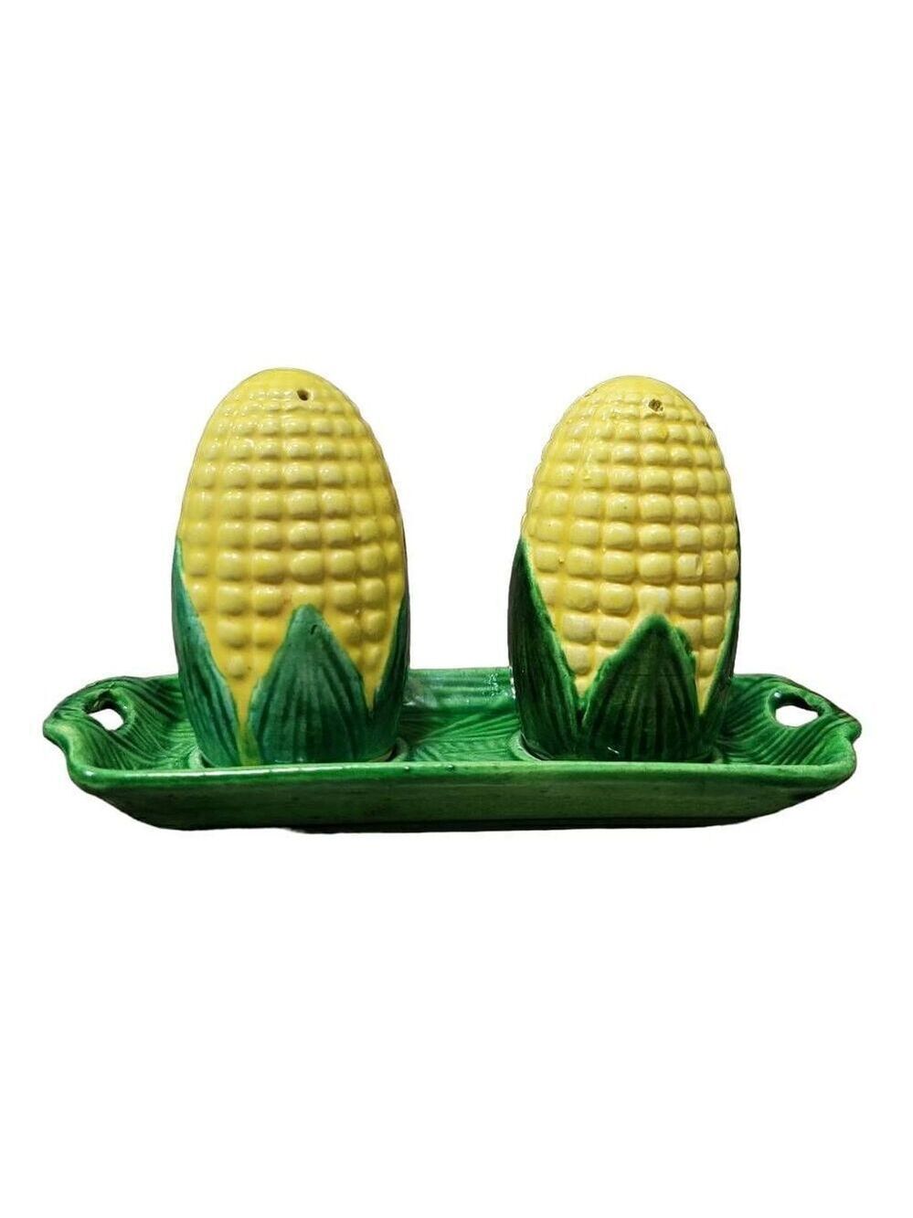 VINTAGE Corn Salt and Pepper Shakers Made in‎ Japan Quirky Eclectic Home Decor